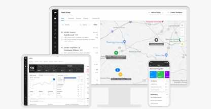 The new and improved Motive Dashboard for fleets.