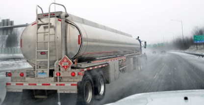 Tips for driving in the rain as a commercial driver.