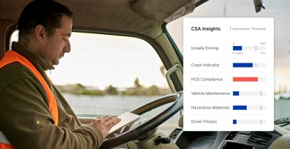 How to check your CSA score for drivers.