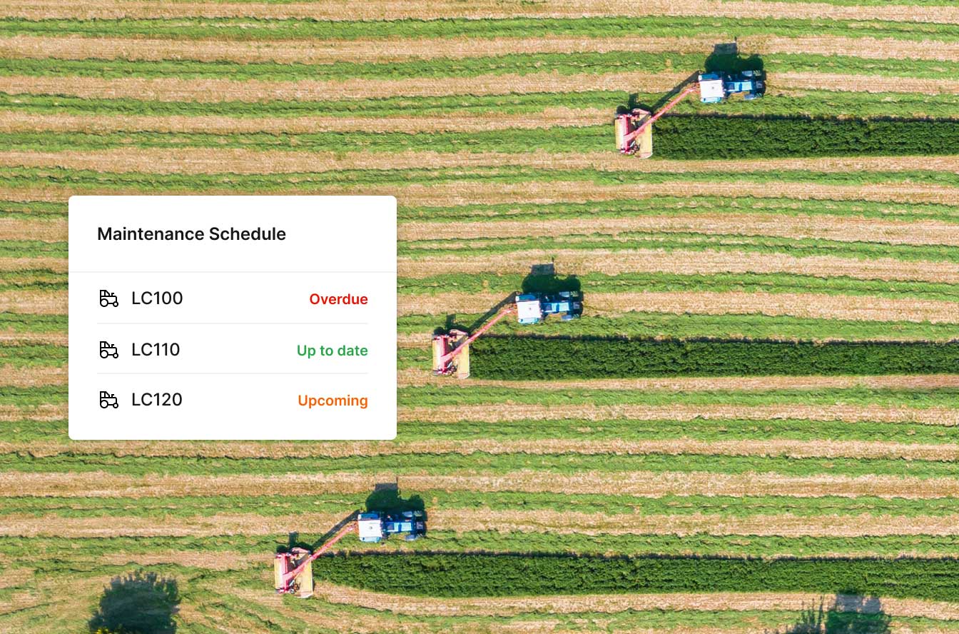 Agriculture Fleet Management Motive