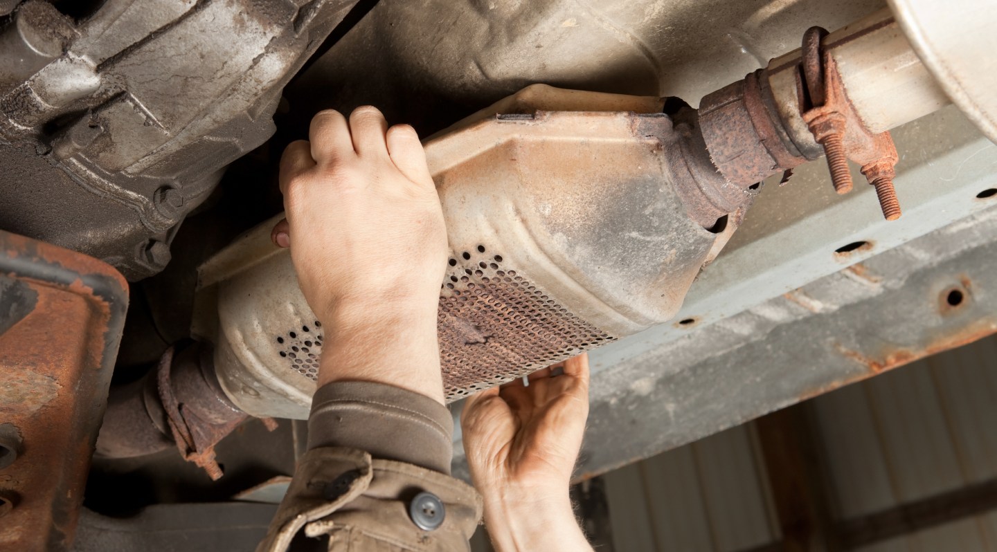 Catalytic converter theft prevention tips for commercial vehicles.