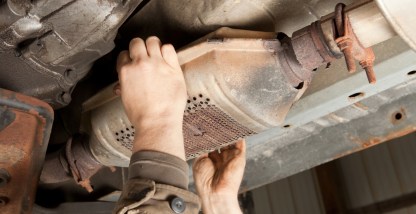 Catalytic converter theft prevention tips for commercial vehicles.