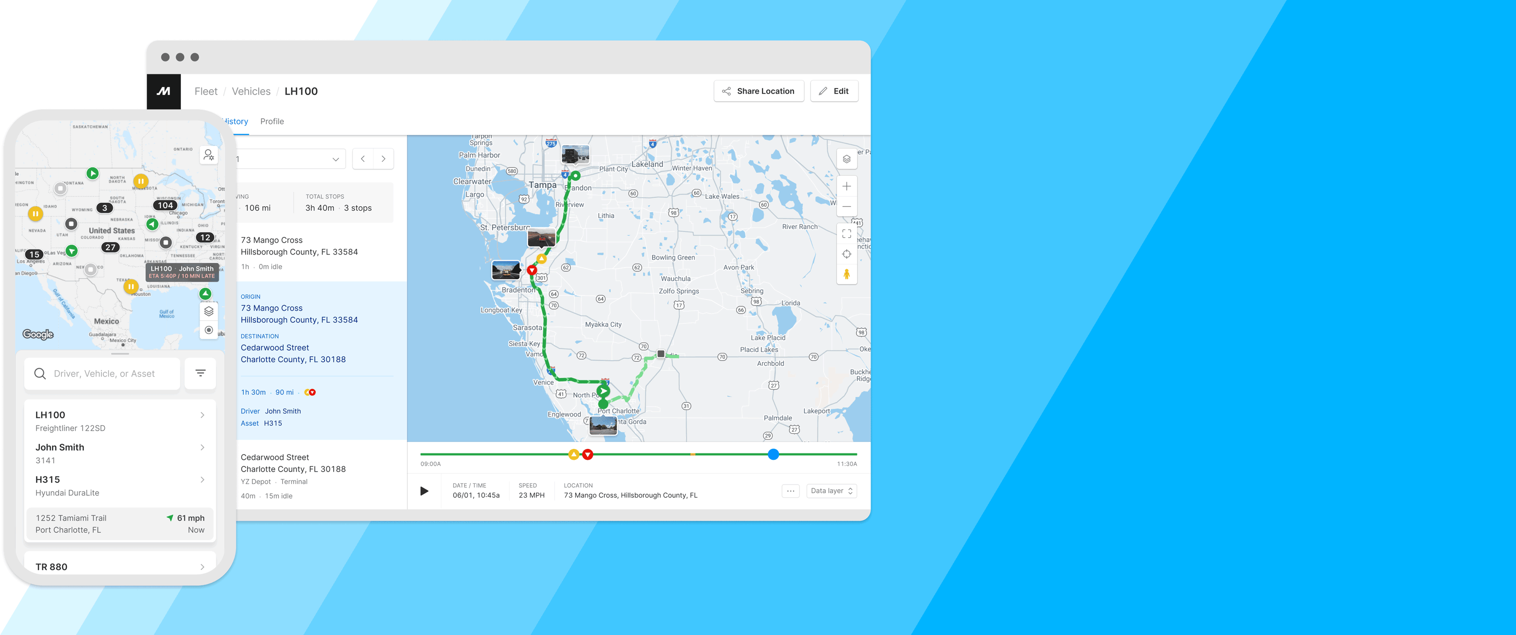 GPS Fleet Tracking Software and Telematics Platform Motive