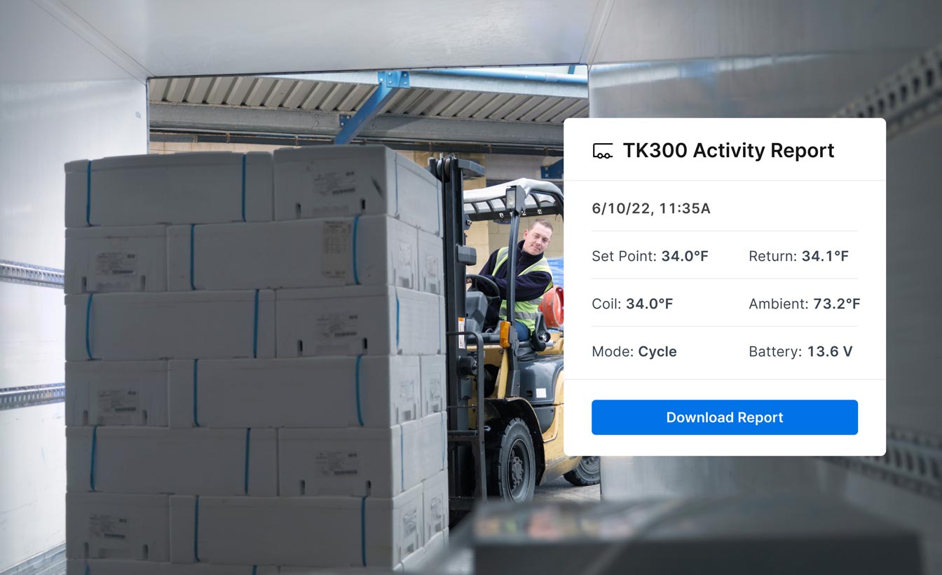 Reefer Monitoring and cold chain transportation Motive