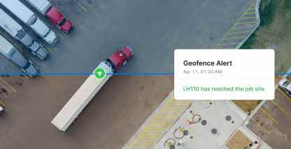 Improve productivity with fleet geofencing.