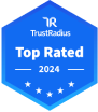 Motive Trustradius Top Rated 2024 Badge & Review 