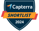 Motive Capterra Shortlist 2024 Badge & Review