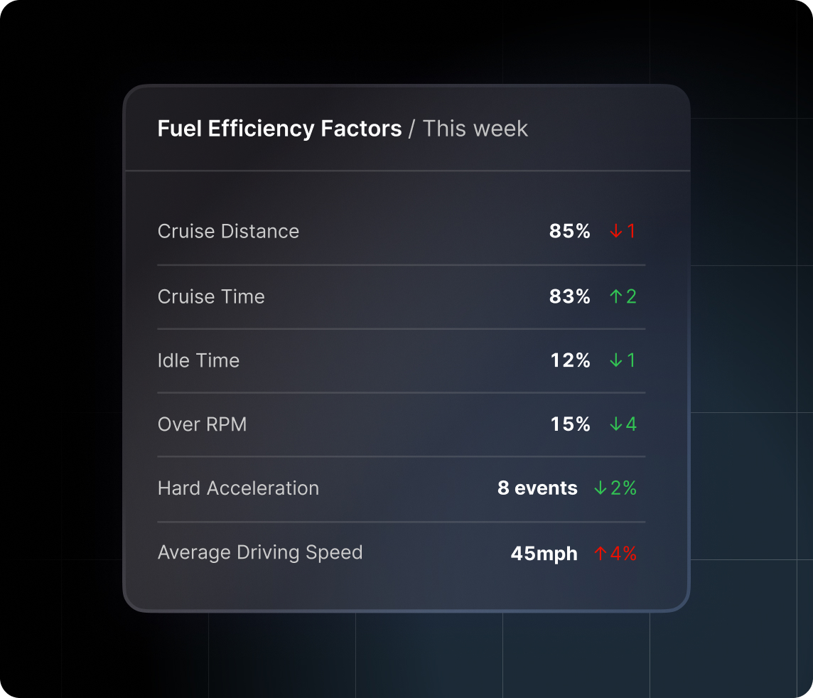 fleet fuel management and efficiency view 