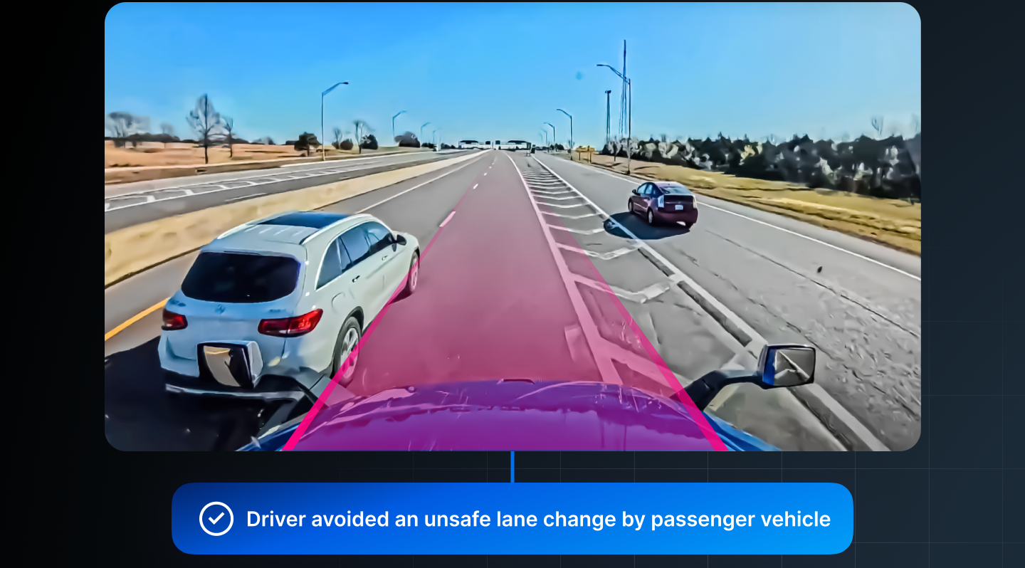 Surfacing near collisions for better coaching and driver recognition.