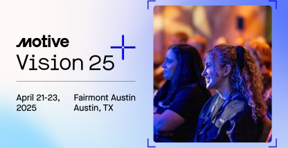 Where innovation meets inspiration: Vision 25 – the Motive Innovation Summit.