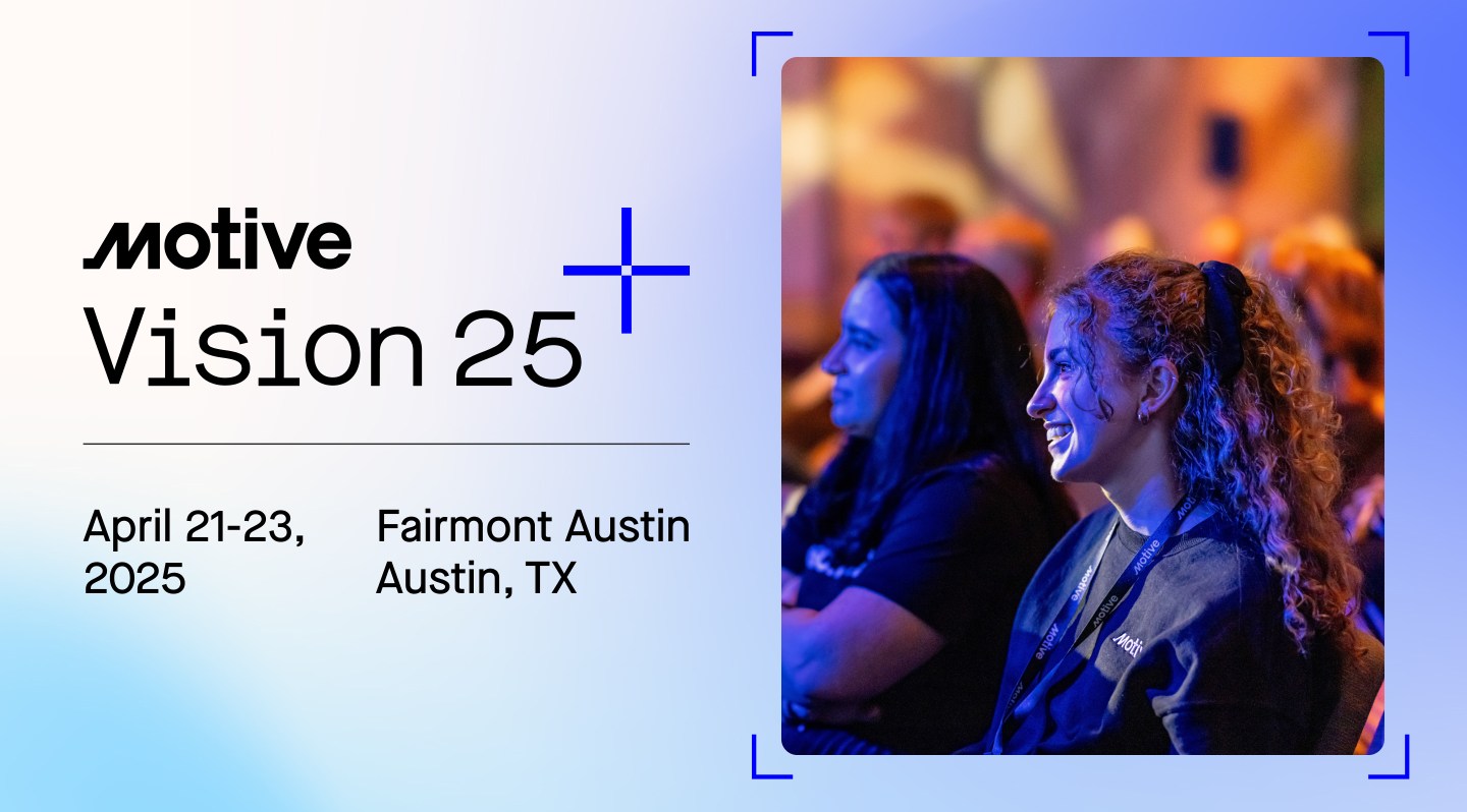 Where innovation meets inspiration: Vision 25 – the Motive Innovation Summit.