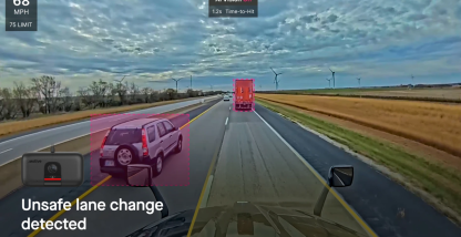 How AI dash cams detect unsafe driving