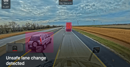 How AI dash cams detect unsafe driving