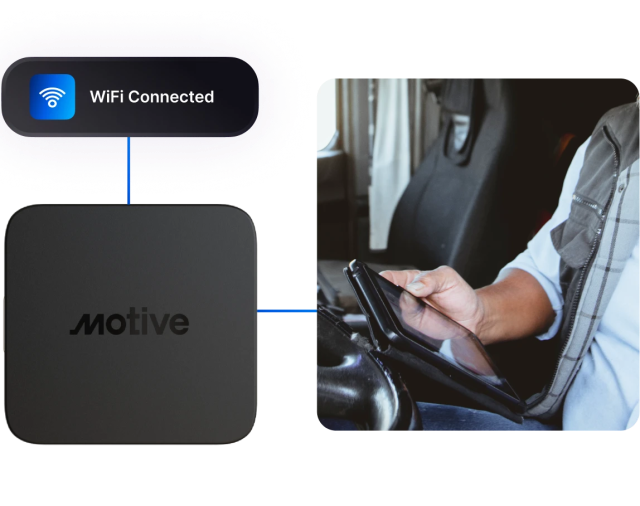 WiFi connectivity through Motive's Vehicle Gateway