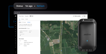 Introducing Motive’s Advanced Location Services for the Asset Gateway Mini.