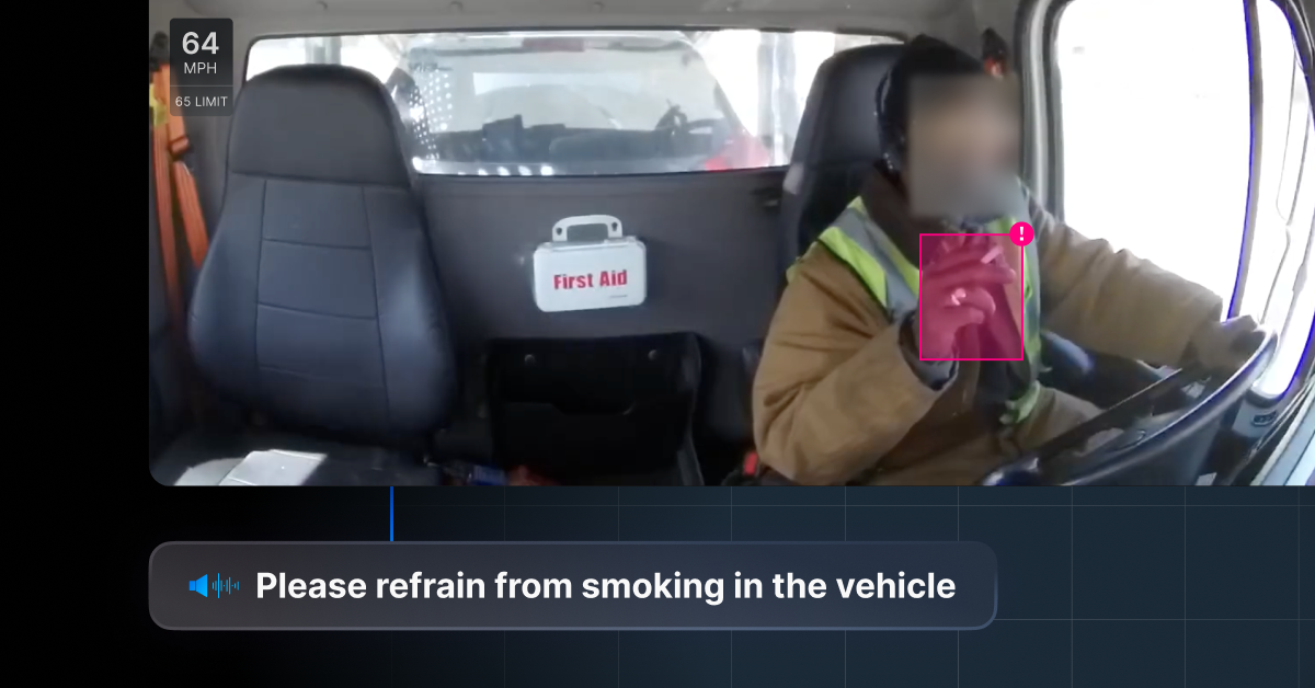 AI-Powered Smoking Detection: Reduce Driver Distractions & Enforce Policies