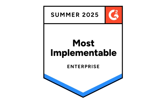G2-Most-Implementable-Enterprise-Summer-2025
