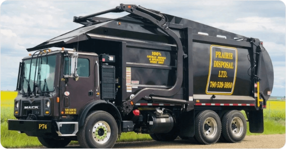 prairie disposal truck