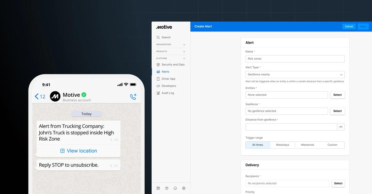 Absconding Risk Alert Geofence-Based Risk Alerts Now Available in Motive