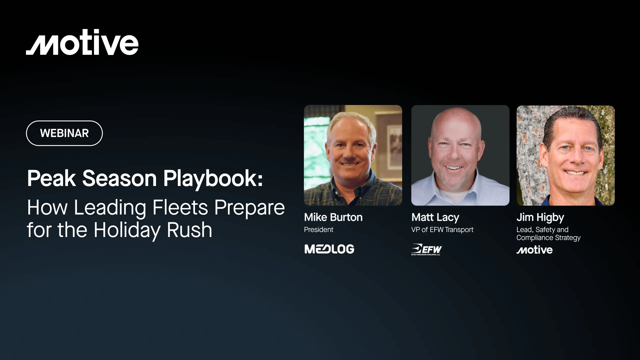 Peak Season Playbook