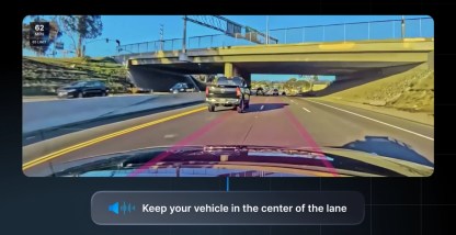 Catch early signs of fatigue and distracted driving with AI-powered Lane Swerving Detection.