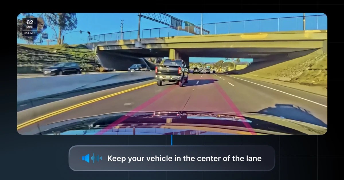 Catch early signs of fatigue and distracted driving with AI-powered Lane Swerving Detection.
