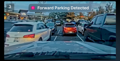 Reduce backing collisions with AI-powered Forward Parking Detection.