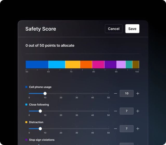 motive driver safety score
