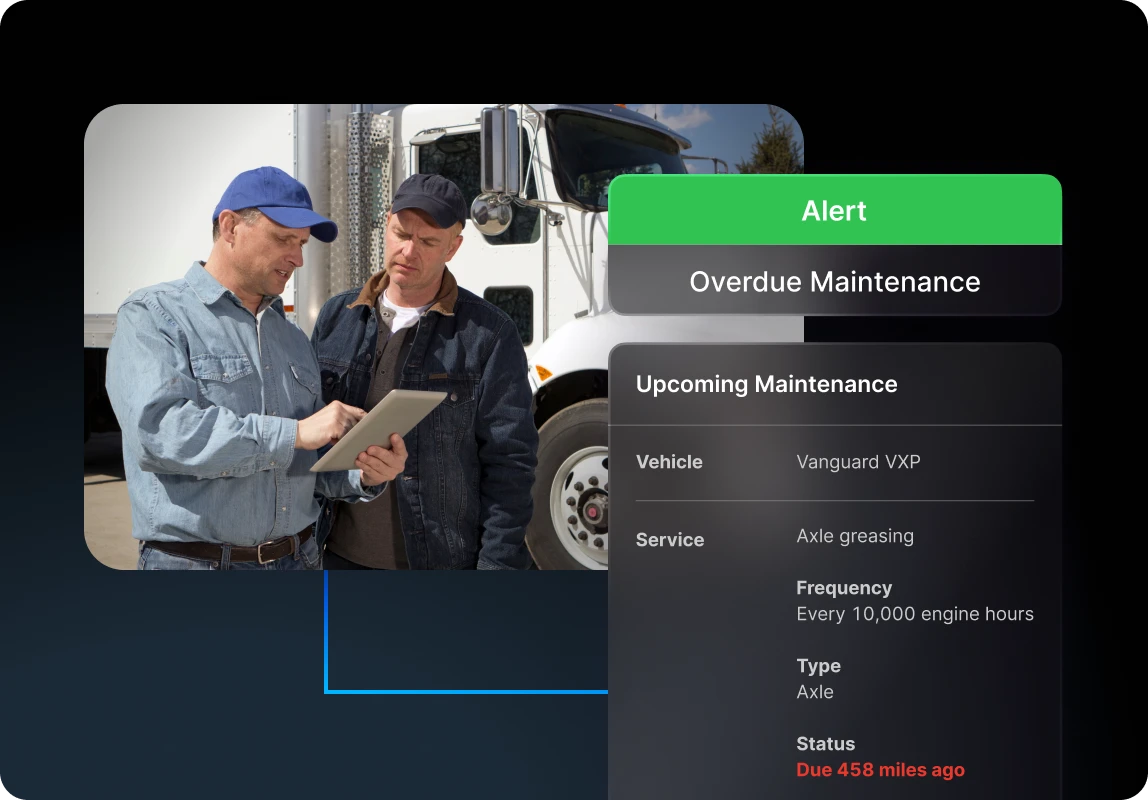 overdue maintenance alert for maintenance management 2x