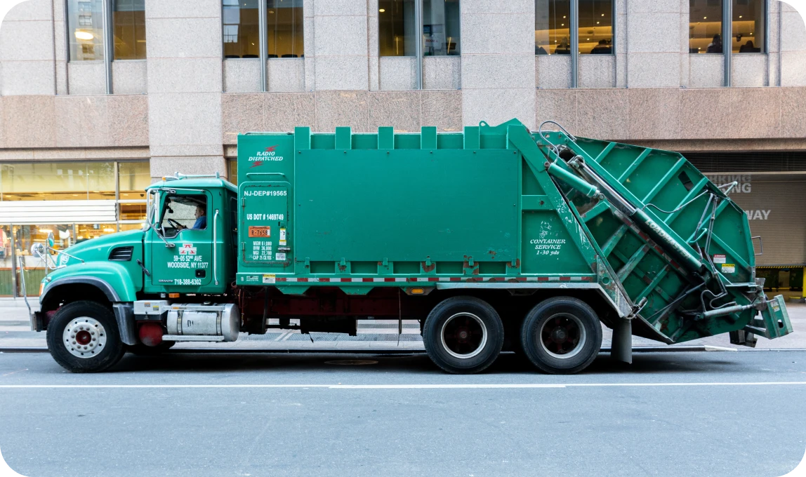 solid waste garbage truck