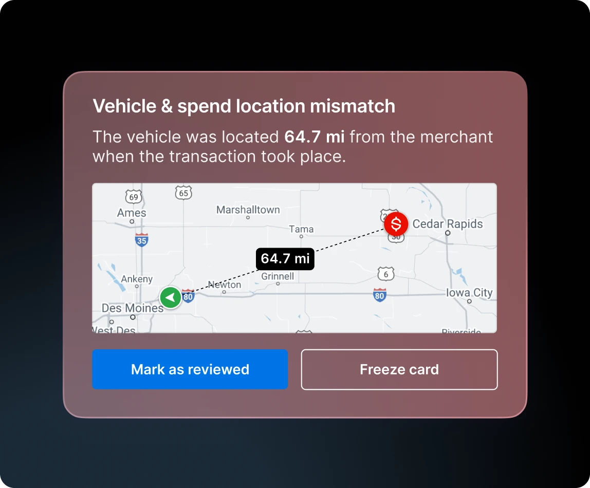 spend management app notification
