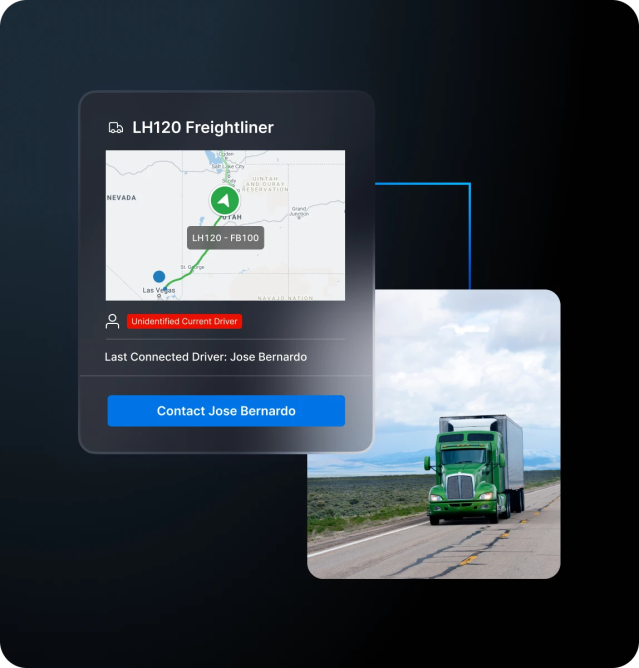 trailer pairing map and contact in application