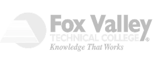 Fox Valley Technical College b&w logo