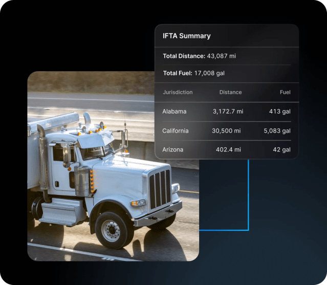 ifta reporting software summary screen