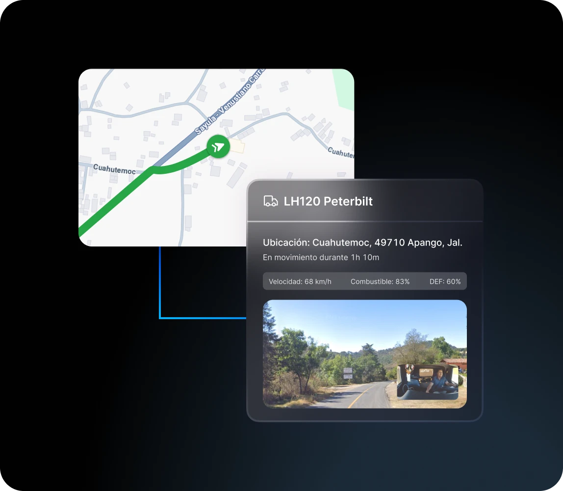 transmisión en vivo y modo seguimiento