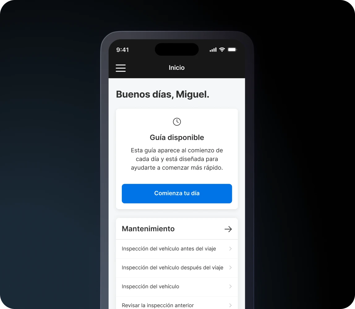 tutorial para el conductor