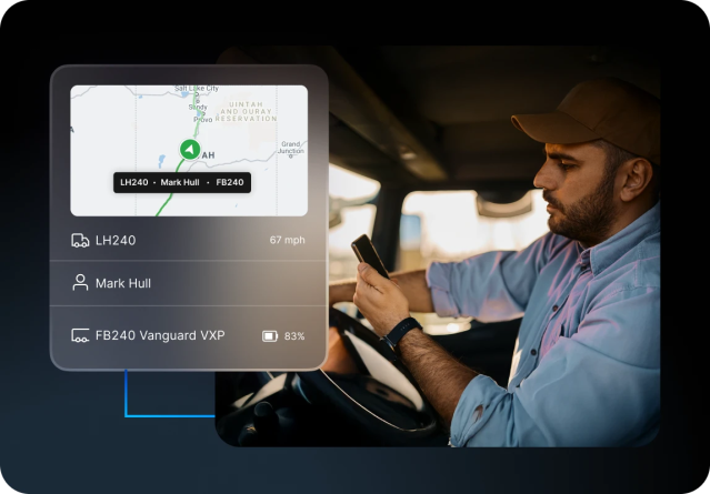 driver and fleet tracking ui