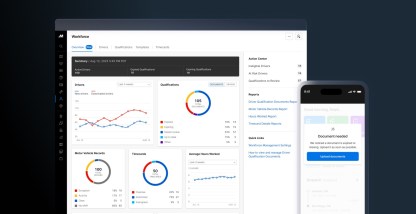 AI-powered Workforce Management streamlines driver qualifications.