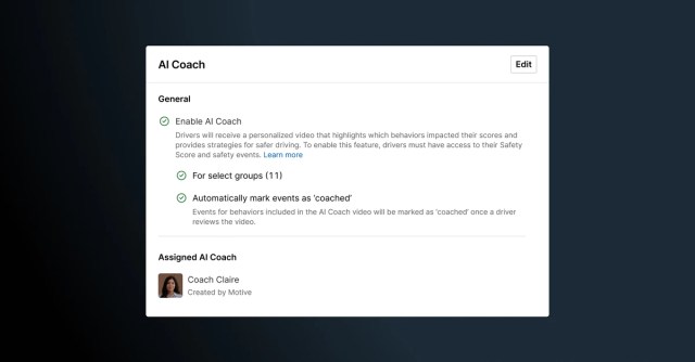 AI coach enablement enhancement