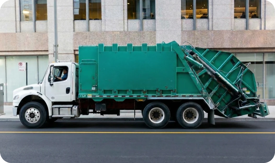 solid waste garbage truck