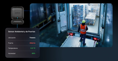 Anunciamos el Sensor Ambiental y de Puertas de Motive: Visión unificada de la cadena de frío y mayor seguridad para tu mercancía.