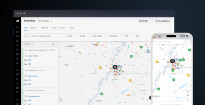 Introducing a new faster, more actionable Fleet View — Live Map