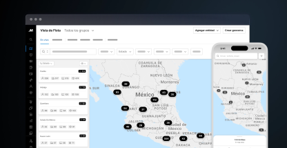 Presentamos un mapa en vivo más rápido y con mayor capacidad de respuesta en la Vista De Flota.