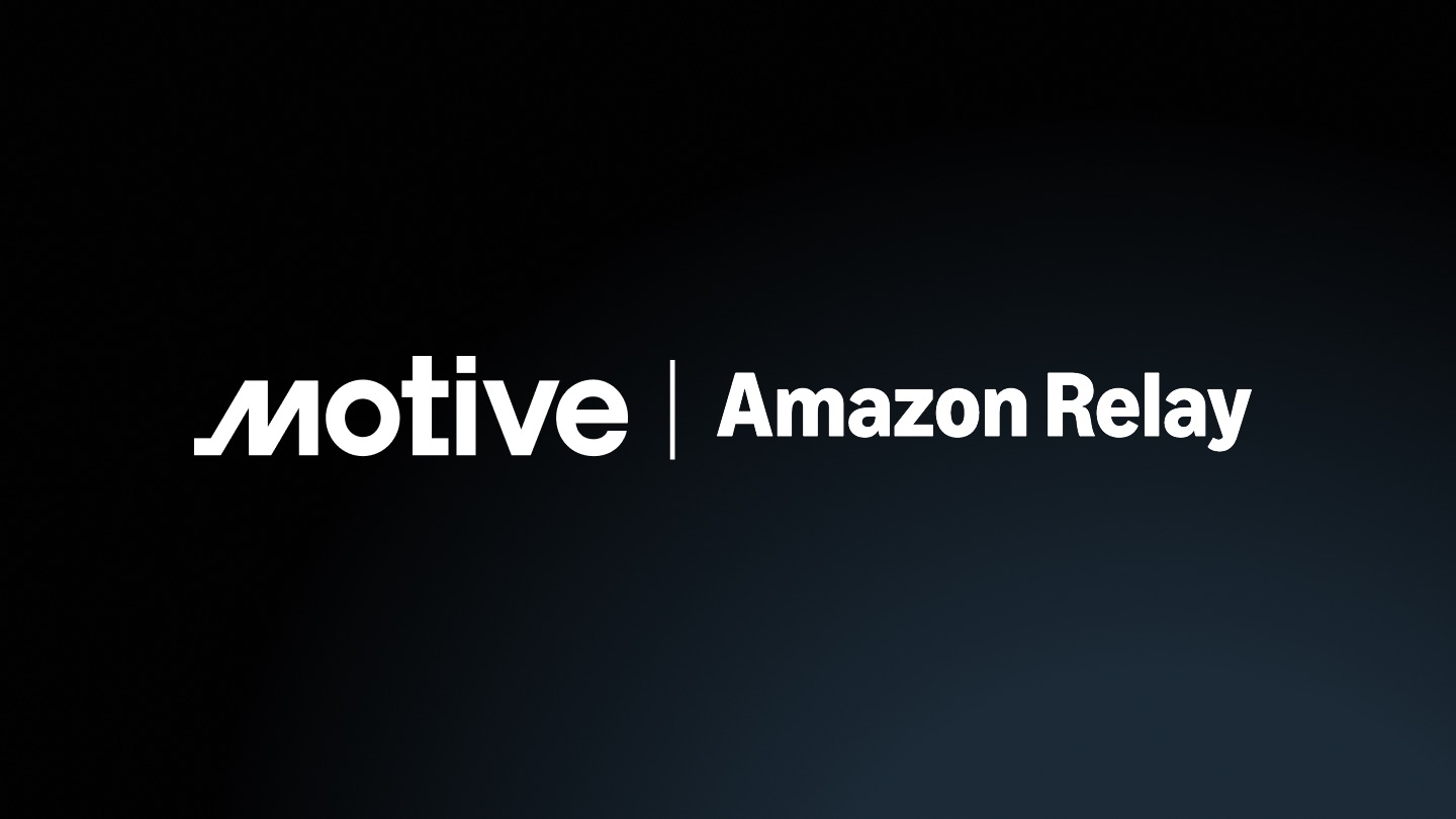 Turn safer driving into higher earnings with Motive and Amazon Relay
