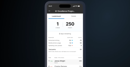 Engage drivers and reinforce the right behaviours with Driver Rewards