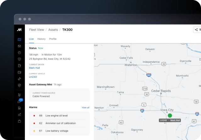 unified view of existing fleet for reefer oems in motive app