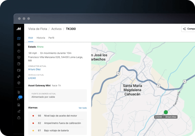 Vista unificada de la flota existente para OEM de reefer en la app de Motive