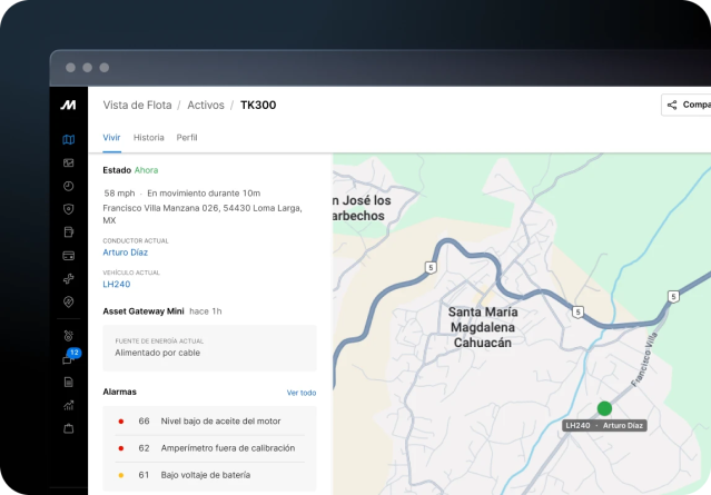 Vista unificada de la flota existente para OEM de reefer en la app de Motive