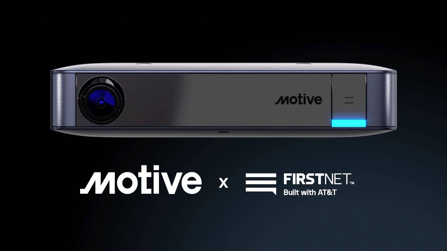 The AI Dashcam Plus is now FirstNet Trusted™, keeping public safety teams connected
