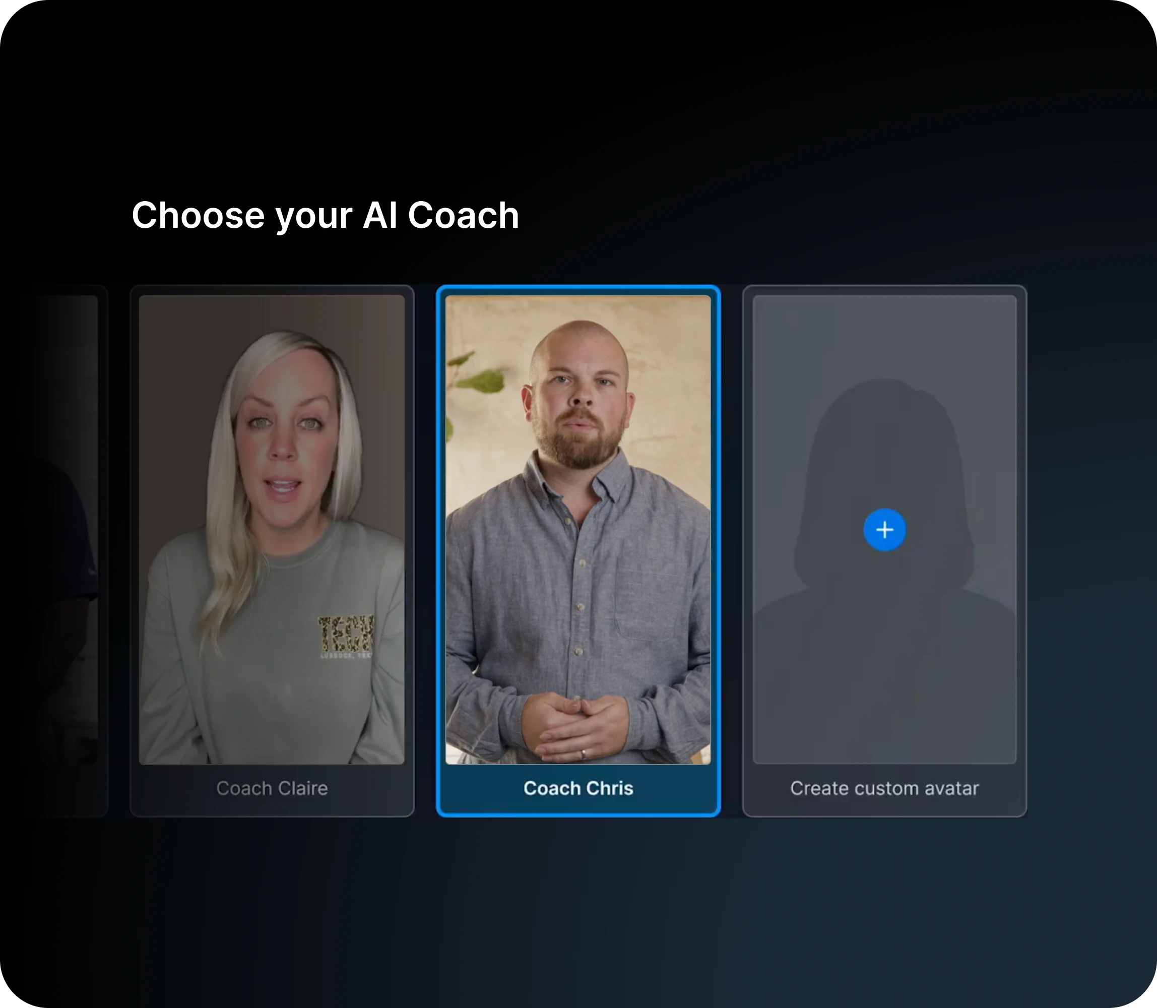 Choose your AI Coach